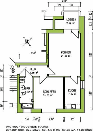 Wohnung Baurothstr - Foto 5