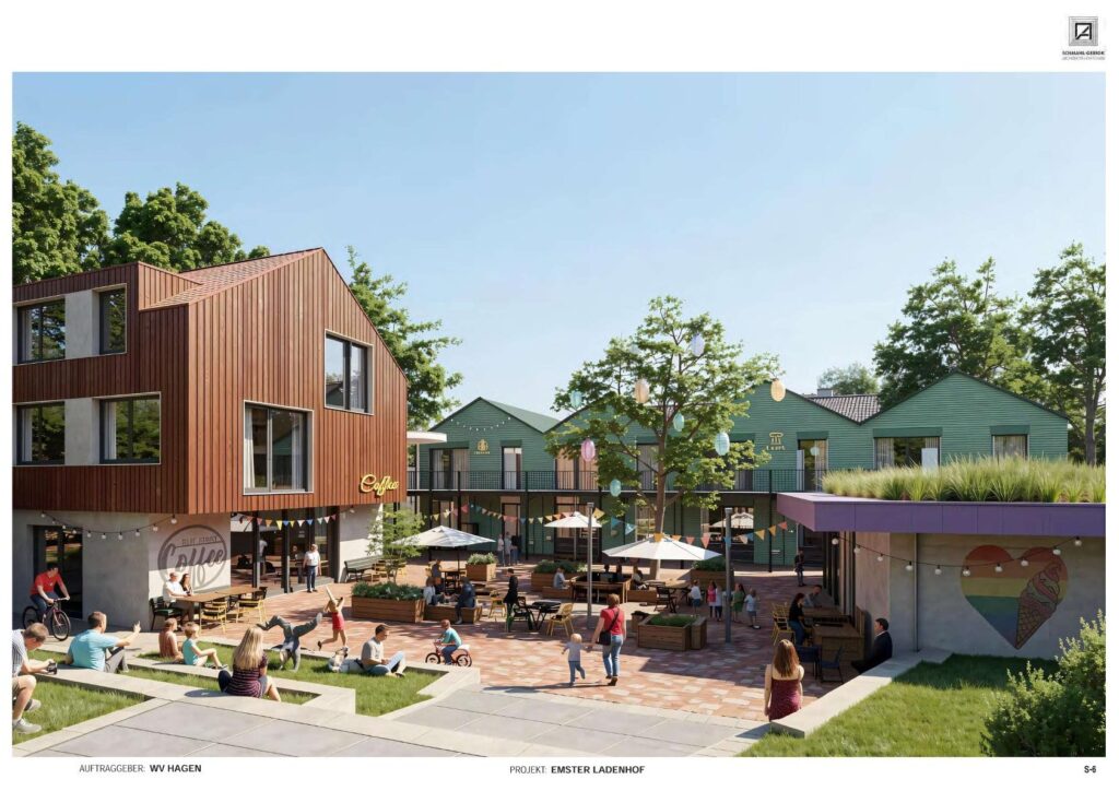 Visualisierung Emster Ladenhof Ansicht 1